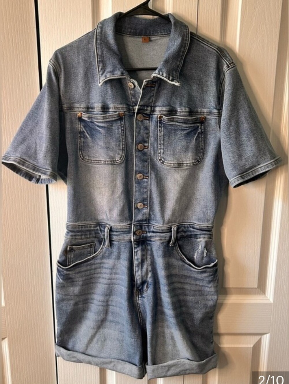 Judy Blue Delia Romper Large